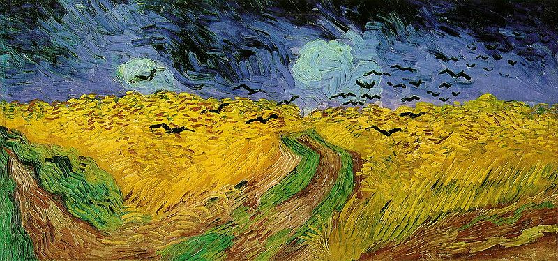 Vincent Van Gogh Wheat Field with Crows